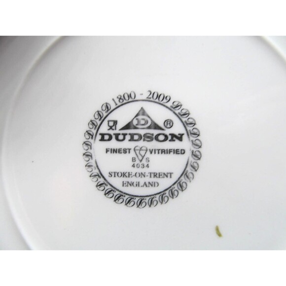 Dudson Olympus White 4 3/4" Sauce Bowls  Back Stamps Various Years - Picture 10 of 11